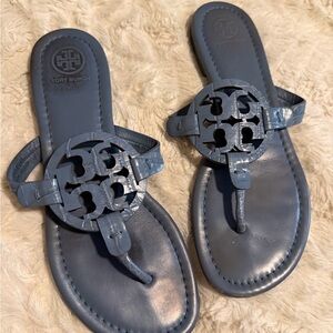 Tory Burch Navy Sandals